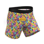 The Candy Crush | Candy Hearts Ball Hammock® Pouch Underwear With Fly - Shinesty