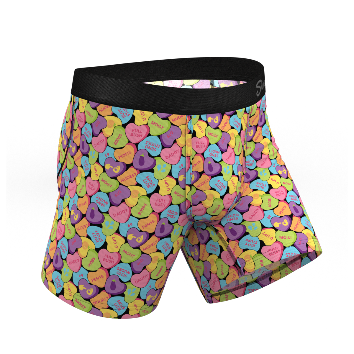 The Candy Crush | Candy Hearts Ball Hammock® Pouch Underwear - Shinesty
