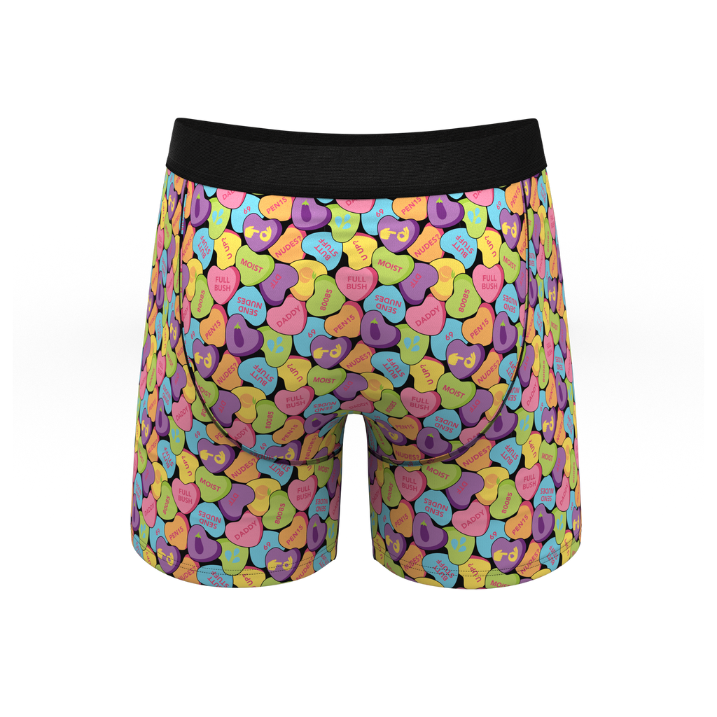 The Candy Crush | Candy Hearts Ball Hammock® Pouch Underwear - Shinesty