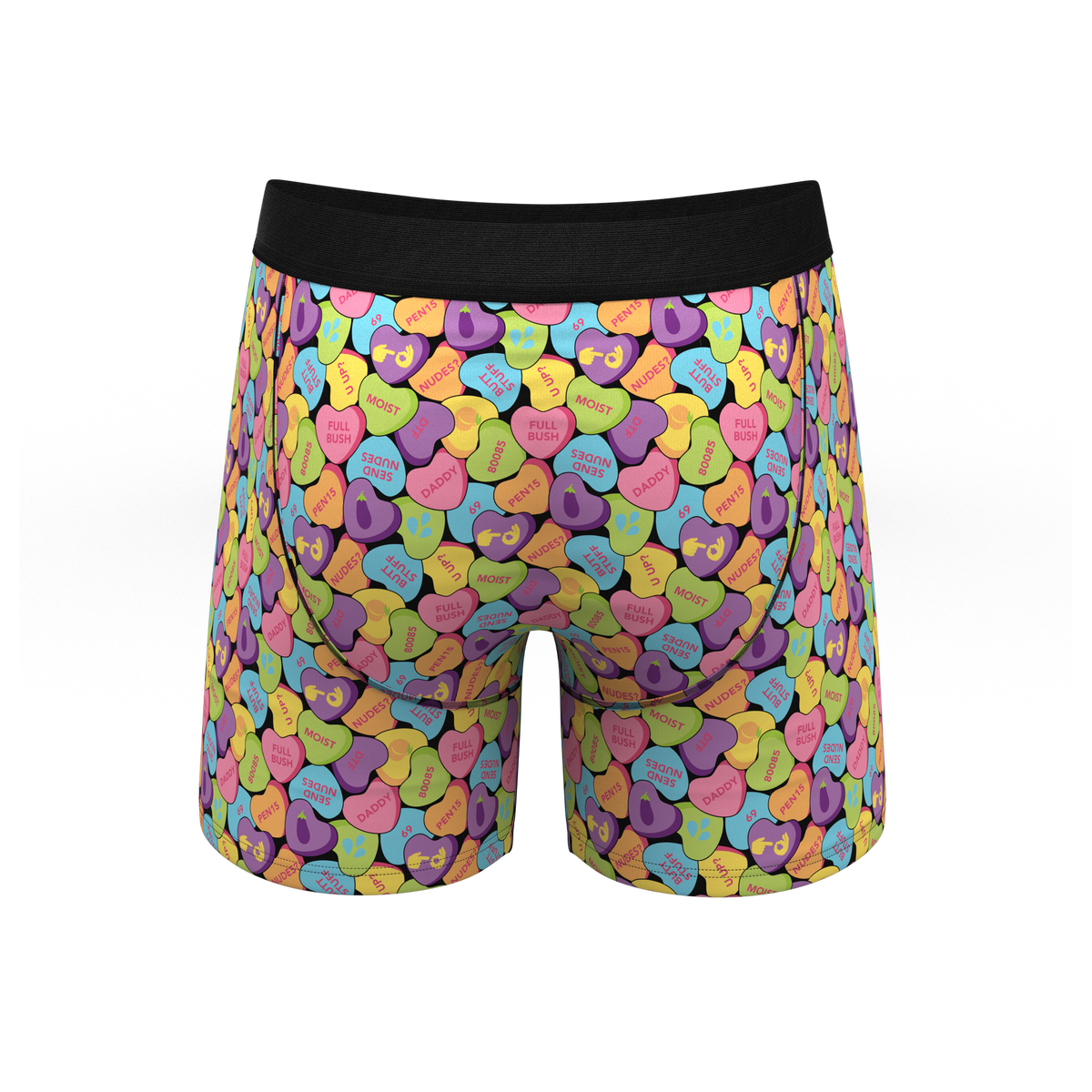 The Candy Crush | Candy Hearts Ball Hammock® Pouch Underwear - Shinesty