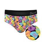 The Candy Crush | Candy Hearts Ball Hammock® Pouch Underwear Briefs - Shinesty