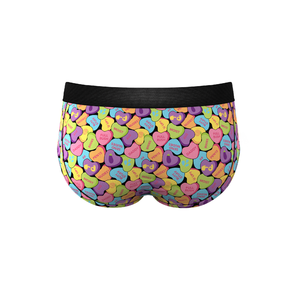 The Candy Crush | Candy Hearts Ball Hammock® Pouch Underwear Briefs - Shinesty
