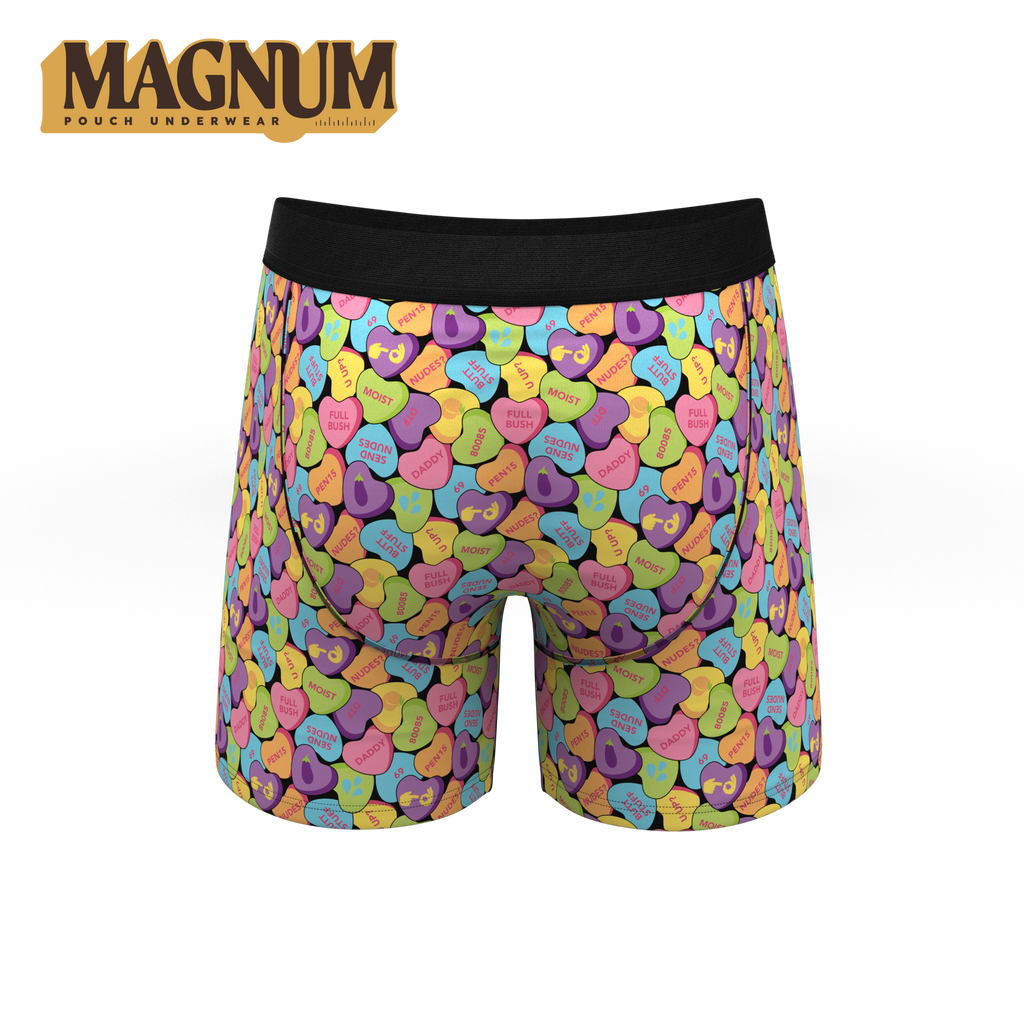 The Candy Crush | Candy Hearts Ball Hammock® Magnum Big Pouch Underwear - Shinesty