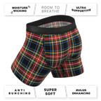 The Cappuccino | Holiday Tartan Plaid Ball Hammock® Pouch Underwear - Shinesty