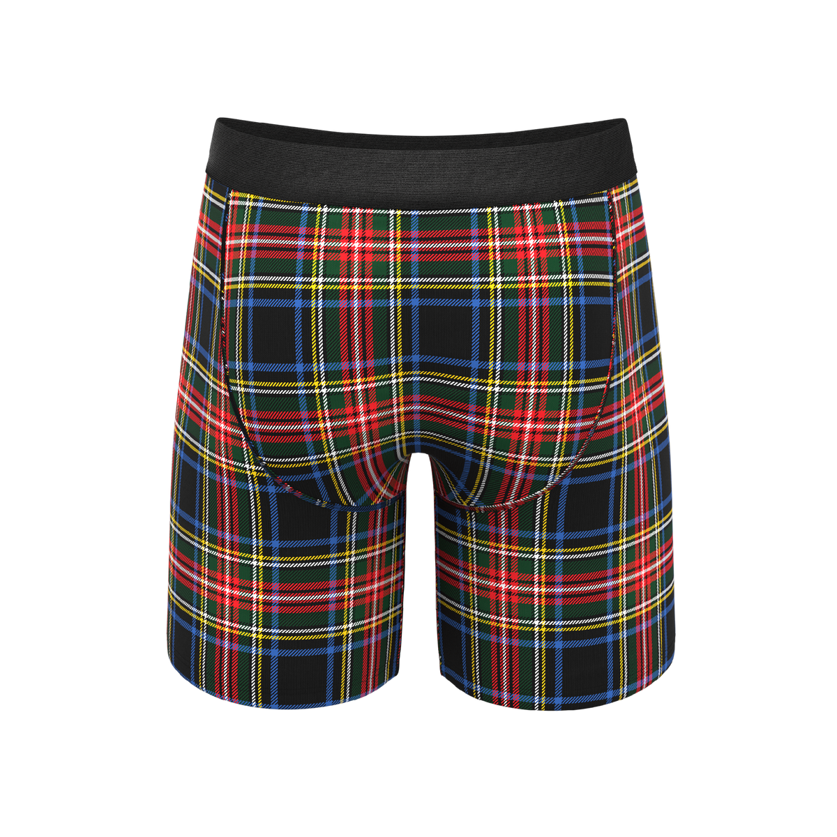 The Cappuccino | Holiday Tartan Plaid Ball Hammock® Boxer - Long Leg - Shinesty