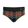 The Cappuccino | Holiday Tartan Plaid Ball Hammock® Pouch Underwear Briefs - Shinesty