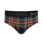 The Cappuccino | Holiday Tartan Plaid Ball Hammock® Pouch Underwear Briefs - Shinesty