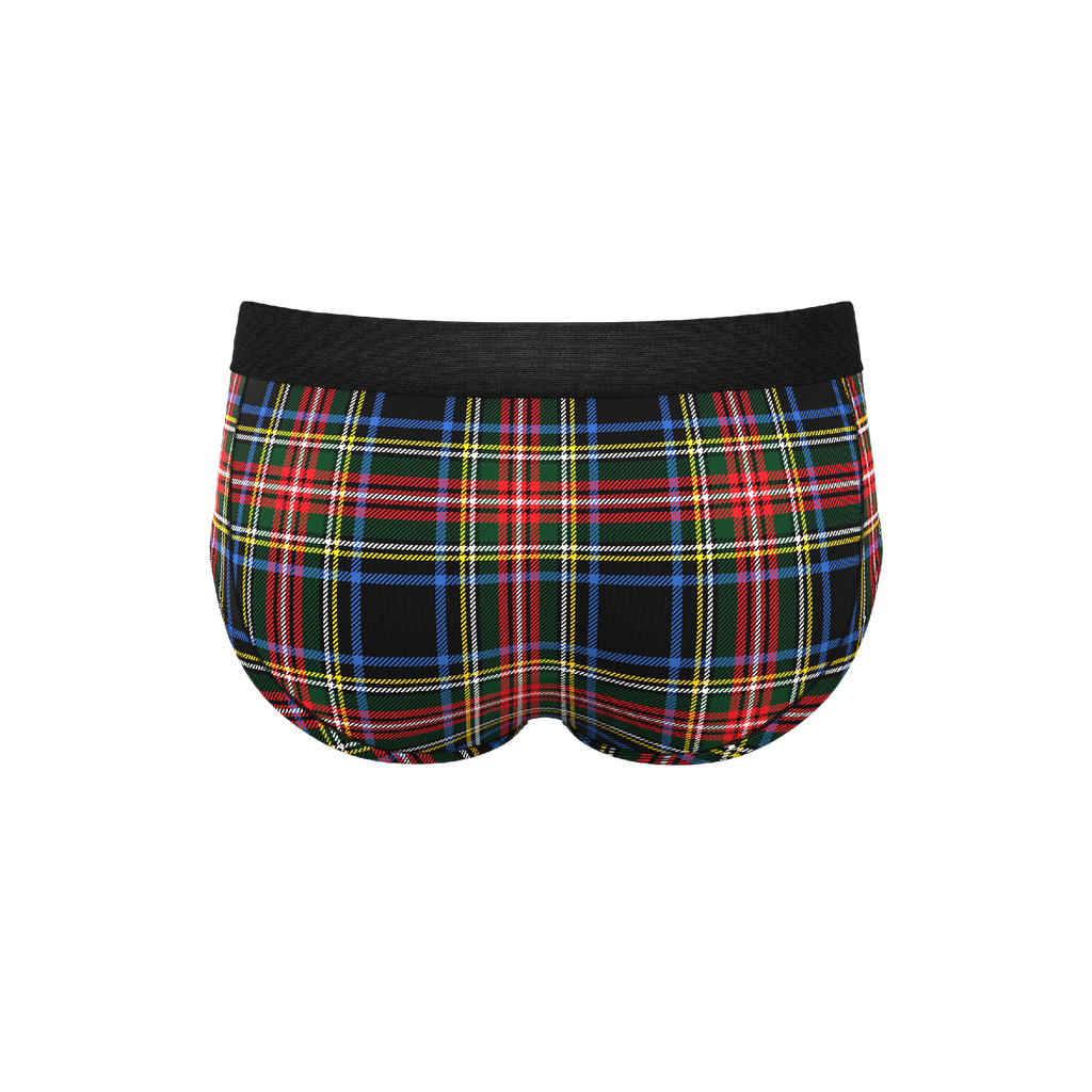 The Cappuccino | Holiday Tartan Plaid Ball Hammock® Pouch Underwear Briefs - Shinesty