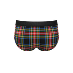 The Cappuccino | Holiday Tartan Plaid Ball Hammock® Pouch Underwear Briefs - Shinesty