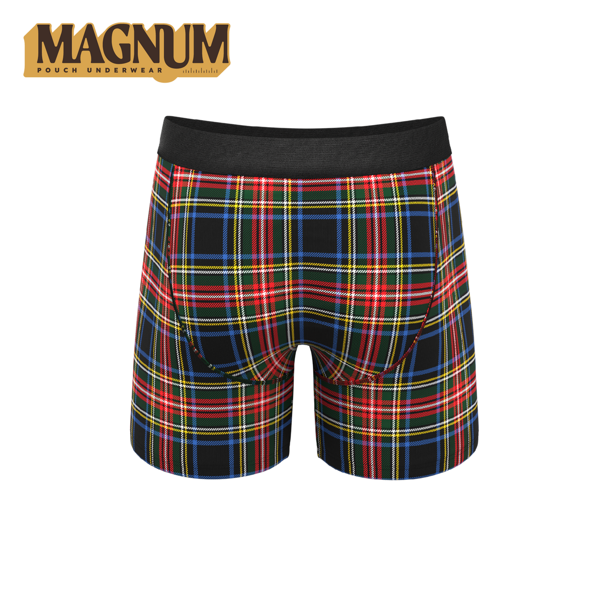 The Cappuccino | Holiday Tartan Plaid Ball Hammock® Magnum Big Pouch Underwear - Shinesty