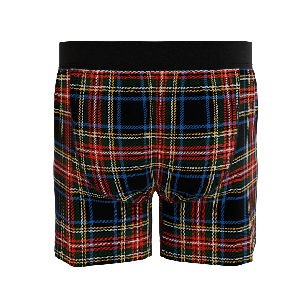 The Cappuccino | Holiday Tartan Plaid Boxers - Shinesty