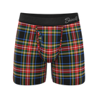 The Cappuccino | Holiday Tartan Plaid Ball Hammock® Magnum Big Pouch Underwear - Shinesty