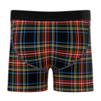 The Cappuccino | Holiday Tartan Plaid Youth Boxer Briefs - Shinesty