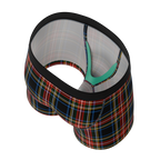 The Cappuccino | Holiday Tartan Plaid Youth Boxer Briefs - Shinesty