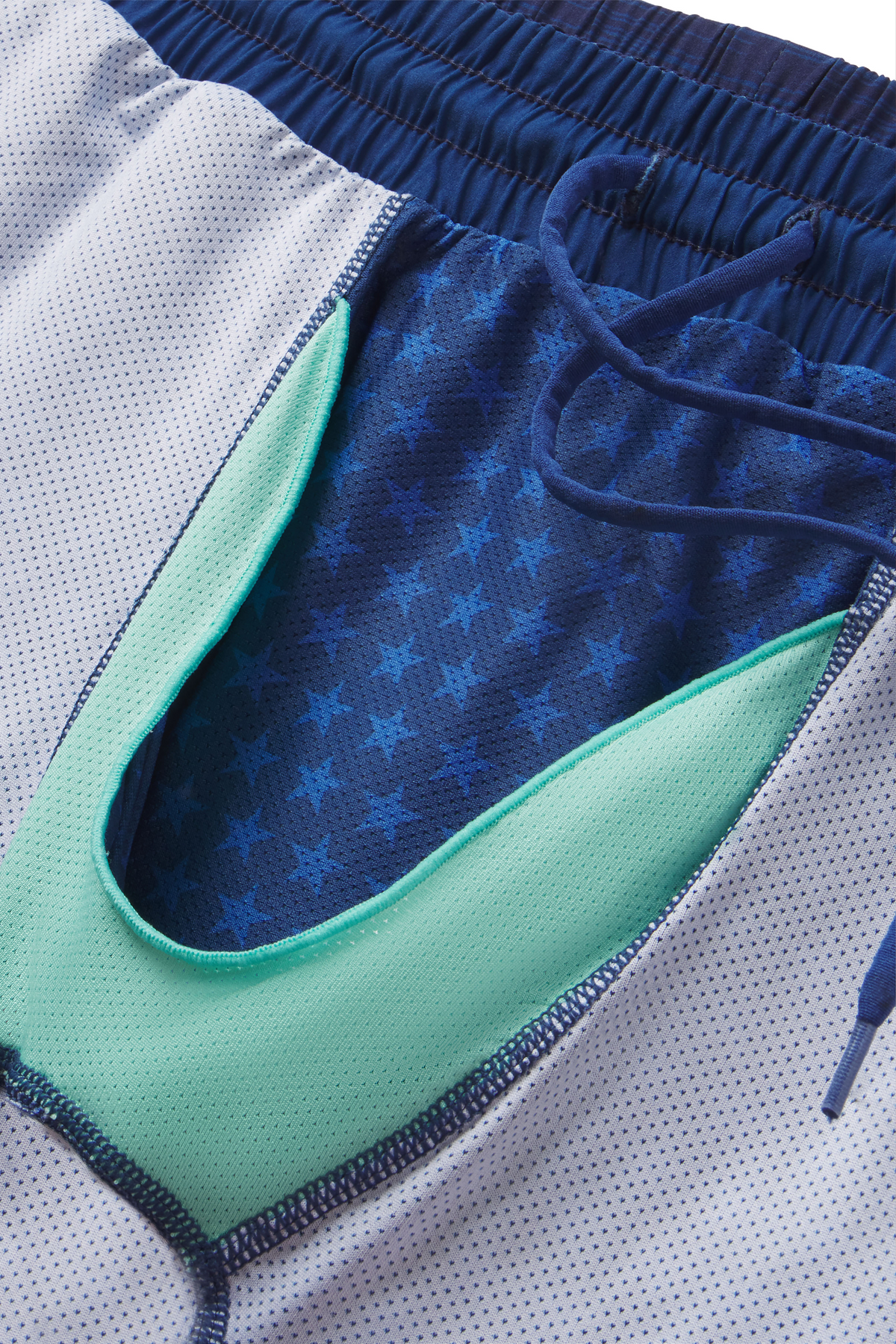 The Cardio King | Navy Space Dye Ball Hammock® 7 Inch Athletic Shorts - Shinesty
