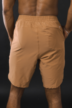 The Casual Thigh Day | Khaki Aztec Ball Hammock® 9 Inch Athletic Shorts - Shinesty