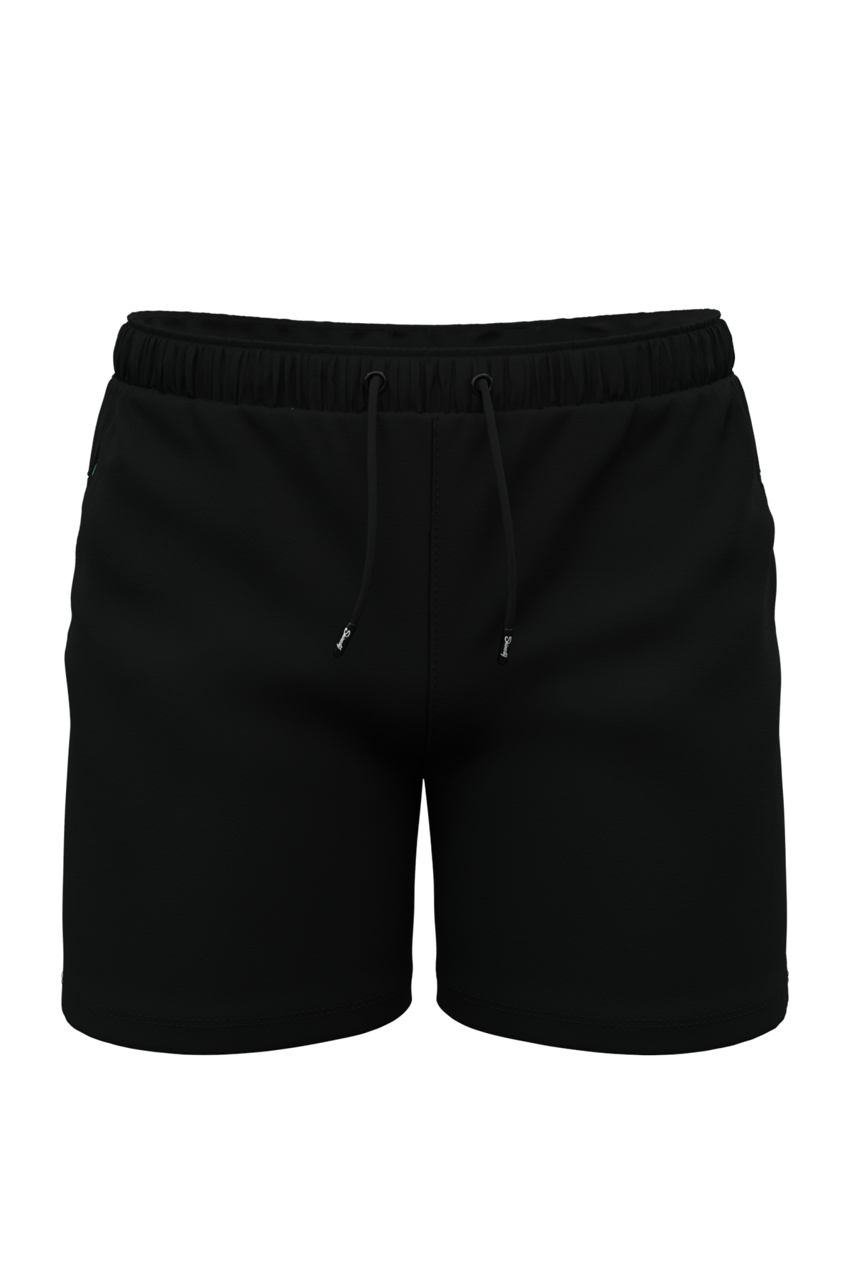 The Catamaran | Black Tropical Ball Hammock® Pouch 8" Swim Trunks - Shinesty