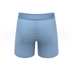 The Chambray All Day | Blue Chambray Ball Hammock® Pouch Underwear With Fly - Shinesty