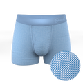 The Chambray All Day | Blue Chambray Ball Hammock® Pouch Trunks Underwear - Shinesty