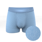 The Chambray All Day | Blue Chambray Ball Hammock® Pouch Trunks Underwear - Shinesty