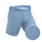 The Chambray All Day | Blue Chambray Ball Hammock® Boxer - Long Leg - Shinesty