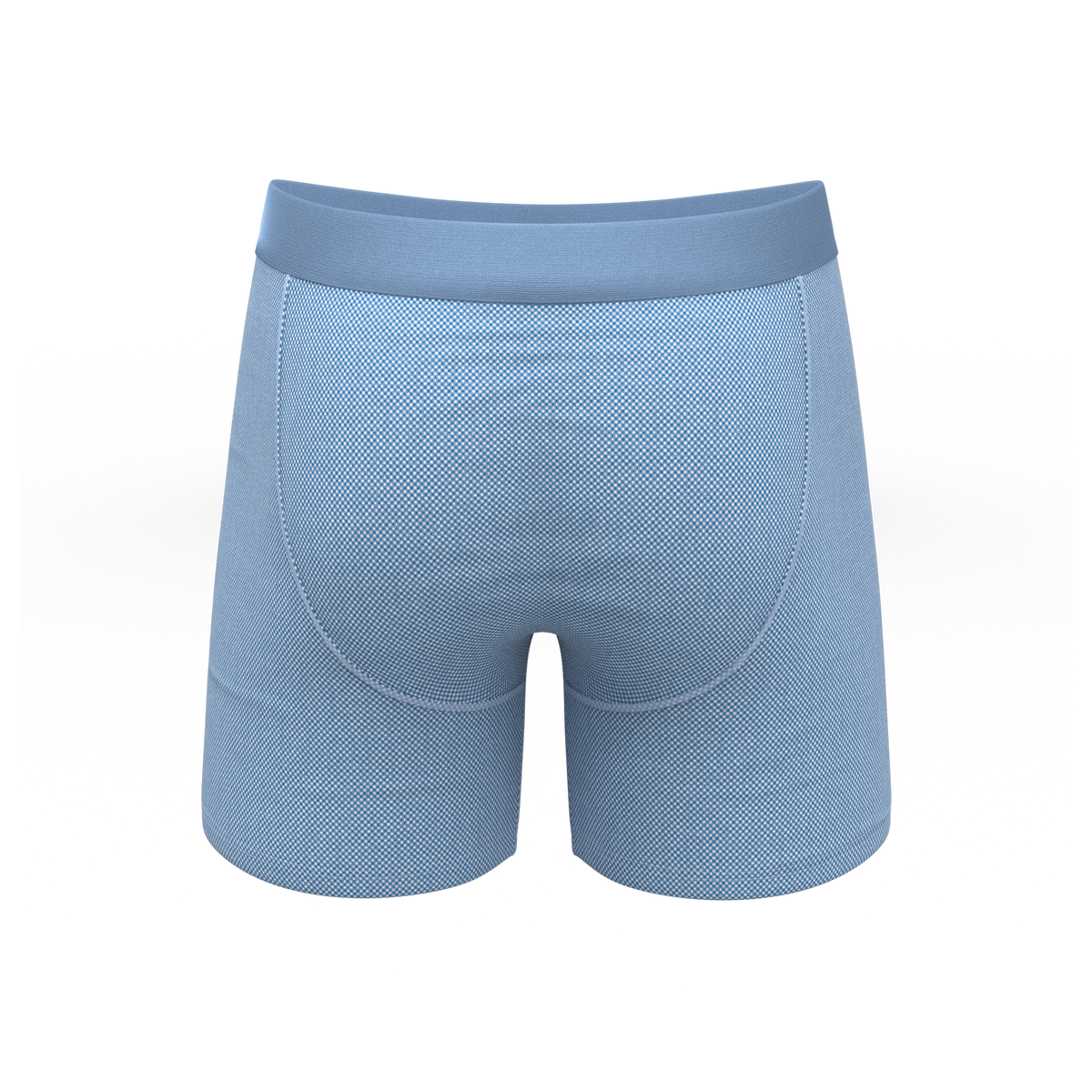 The Chambray All Day | Blue Chambray Ball Hammock® Pouch Underwear - Shinesty