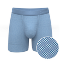 The Chambray All Day | Blue Chambray Ball Hammock® Pouch Underwear - Shinesty