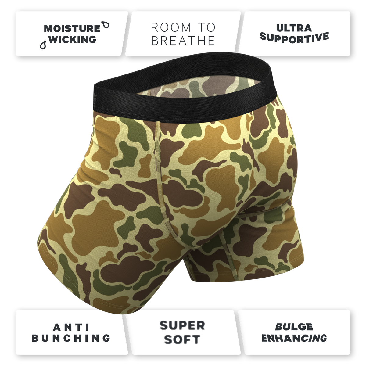 The Chameleon | Duck Camouflage Ball Hammock® Pouch Underwear - Shinesty