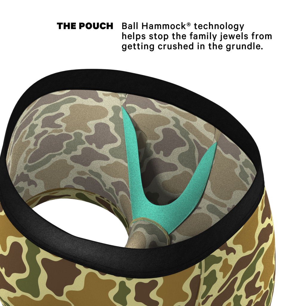 The Chameleon | Duck Camouflage Ball Hammock® Pouch Trunks Underwear - Shinesty