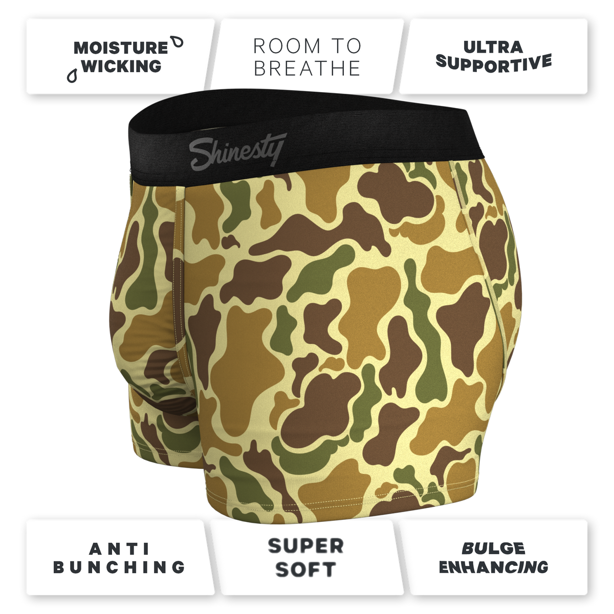 The Chameleon | Duck Camouflage Ball Hammock® Pouch Trunks Underwear - Shinesty