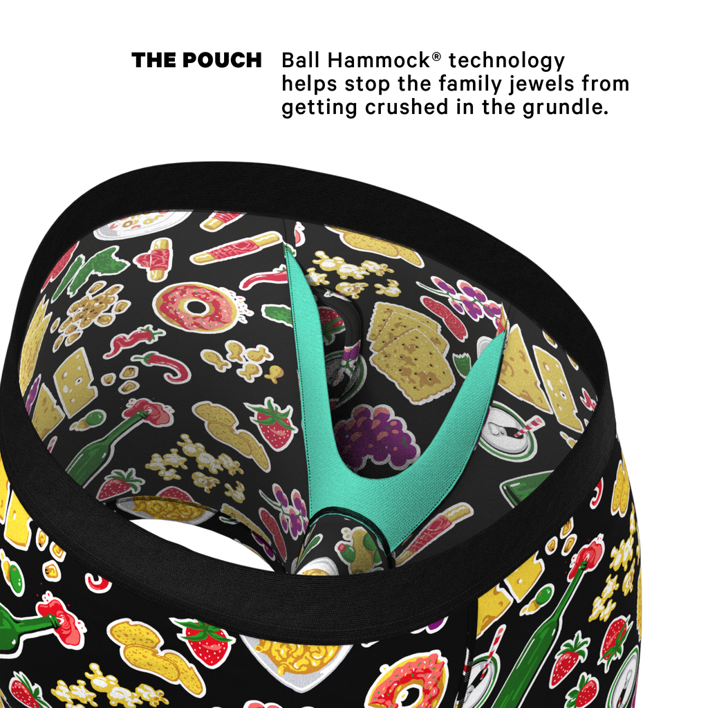 The Charcuterie | Charcuterie Board Ball Hammock® Pouch Underwear With Fly - Shinesty