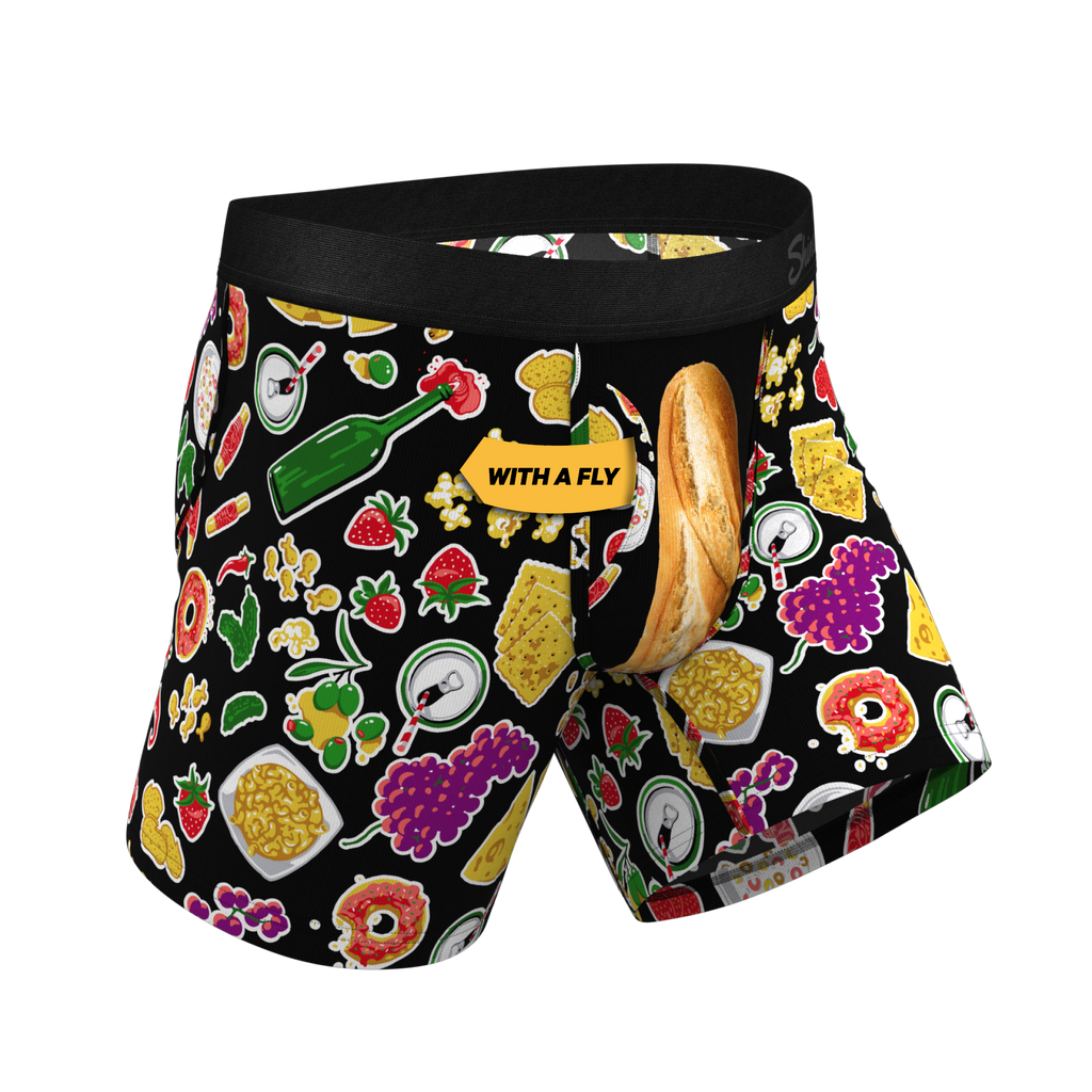 The Charcuterie | Charcuterie Board Ball Hammock® Pouch Underwear With Fly - Shinesty