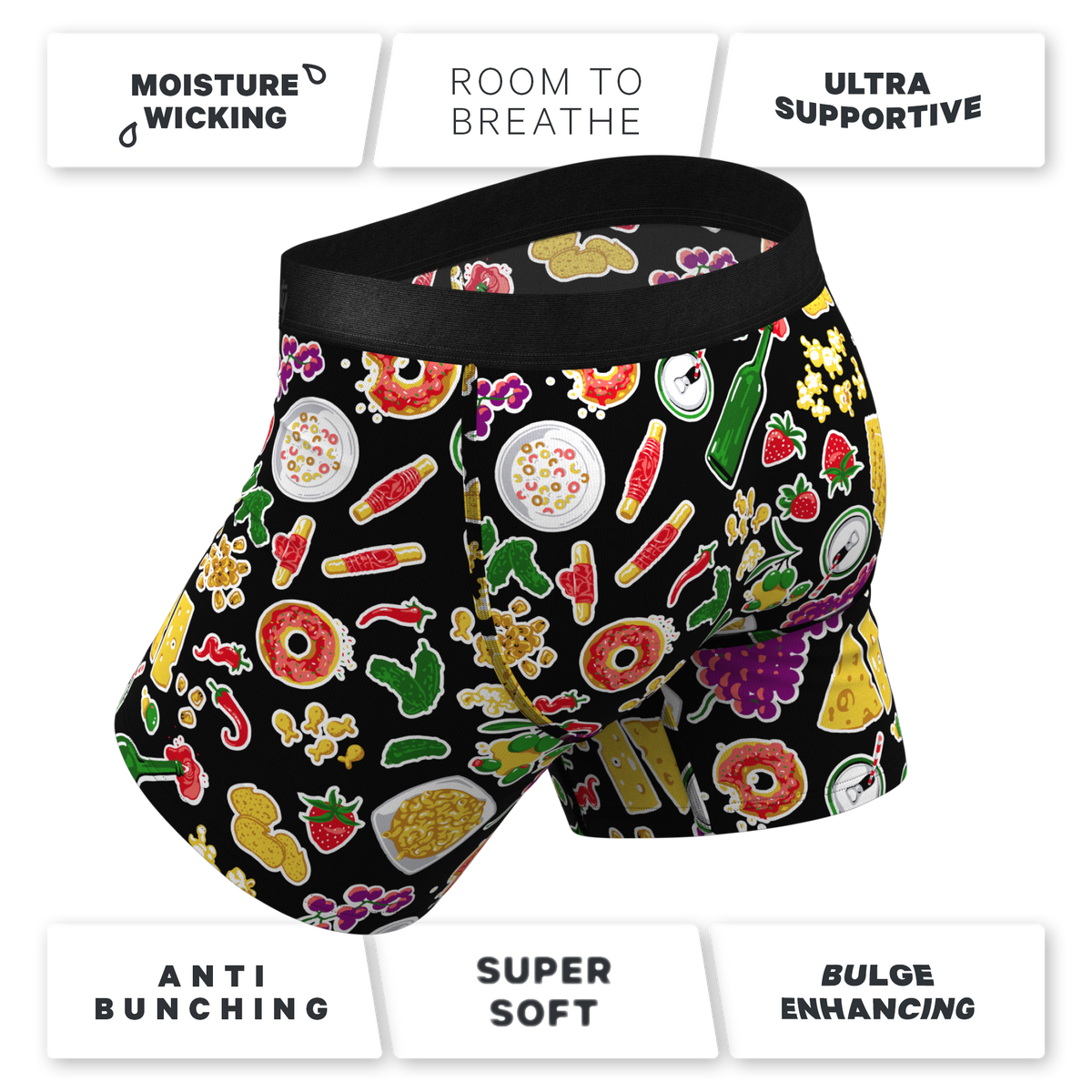 The Charcuterie | Charcuterie Board Ball Hammock® Pouch Underwear - Shinesty