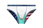 The Chattahoochee Daddy | USA Denim Print Swim Brief - Shinesty