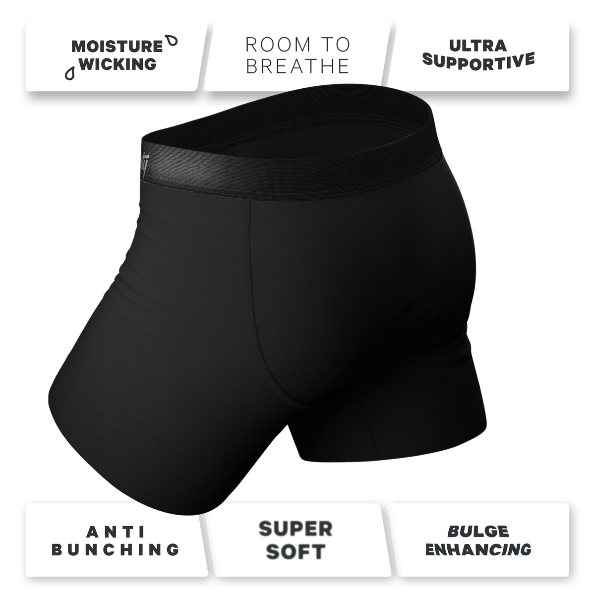 The Checkered Past | Ball Hammock® Pouch Boxer Briefs with Fly 3 Pack - Shinesty