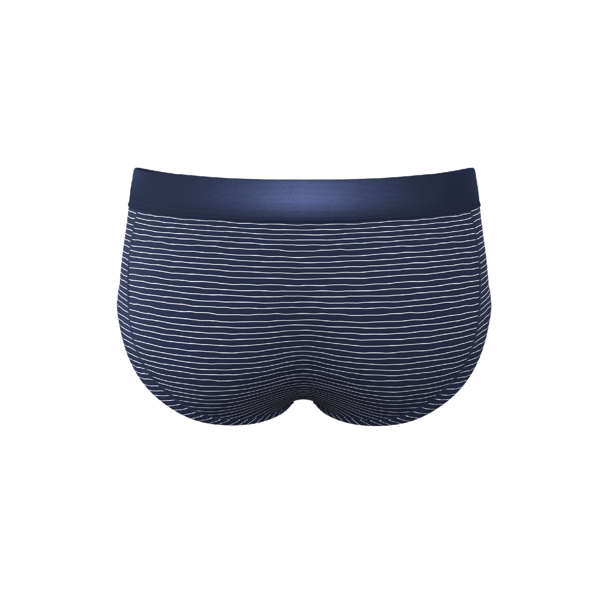 The Cheek Streak | White Stripe Ball Hammock® Pouch Underwear Briefs - Shinesty