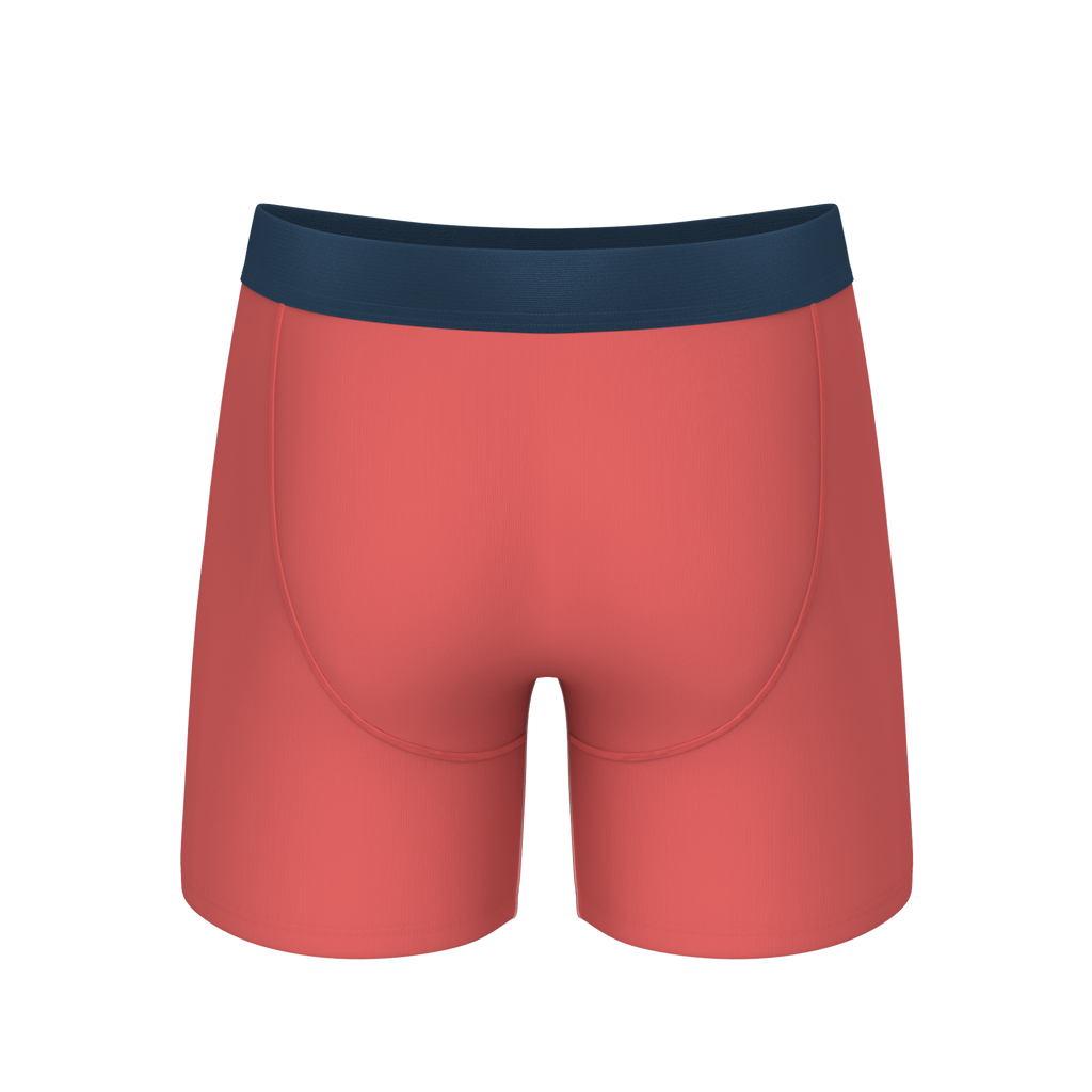The Cherry Tomato | Coral Red Ball Hammock® Pouch Underwear With Fly - Shinesty