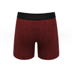 The Cherub | Geometric Hearts Ball Hammock® Pouch Underwear - Shinesty