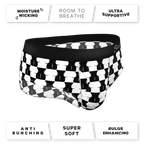 The Chest Mate | Checkered Ball Hammock® Pouch Underwear Briefs - Shinesty