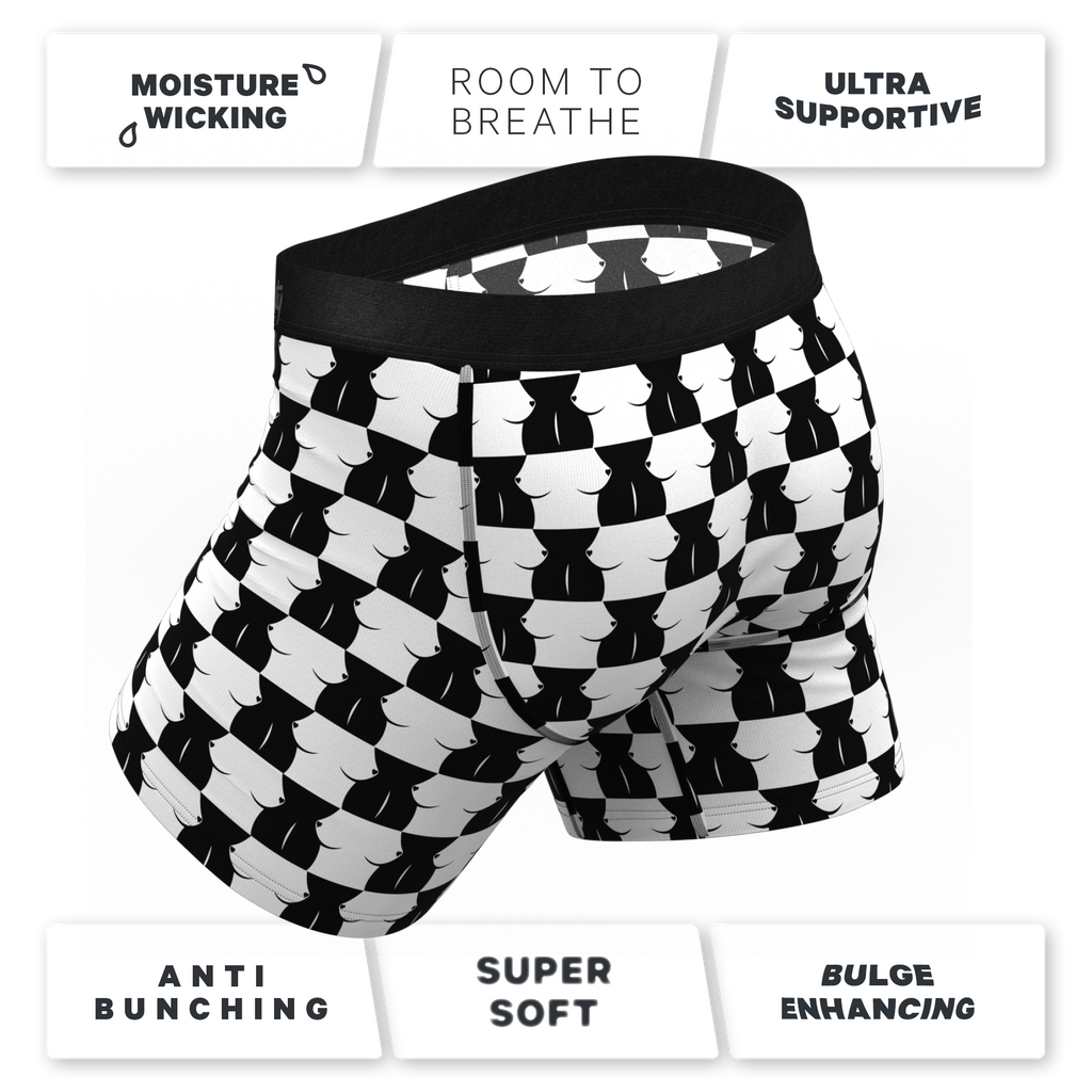 The Chest Mate | Checkered Ball Hammock® Pouch Underwear - Shinesty