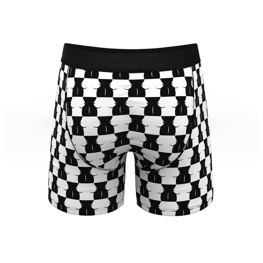 The Chest Mate | Checkered Ball Hammock® Pouch Underwear - Shinesty