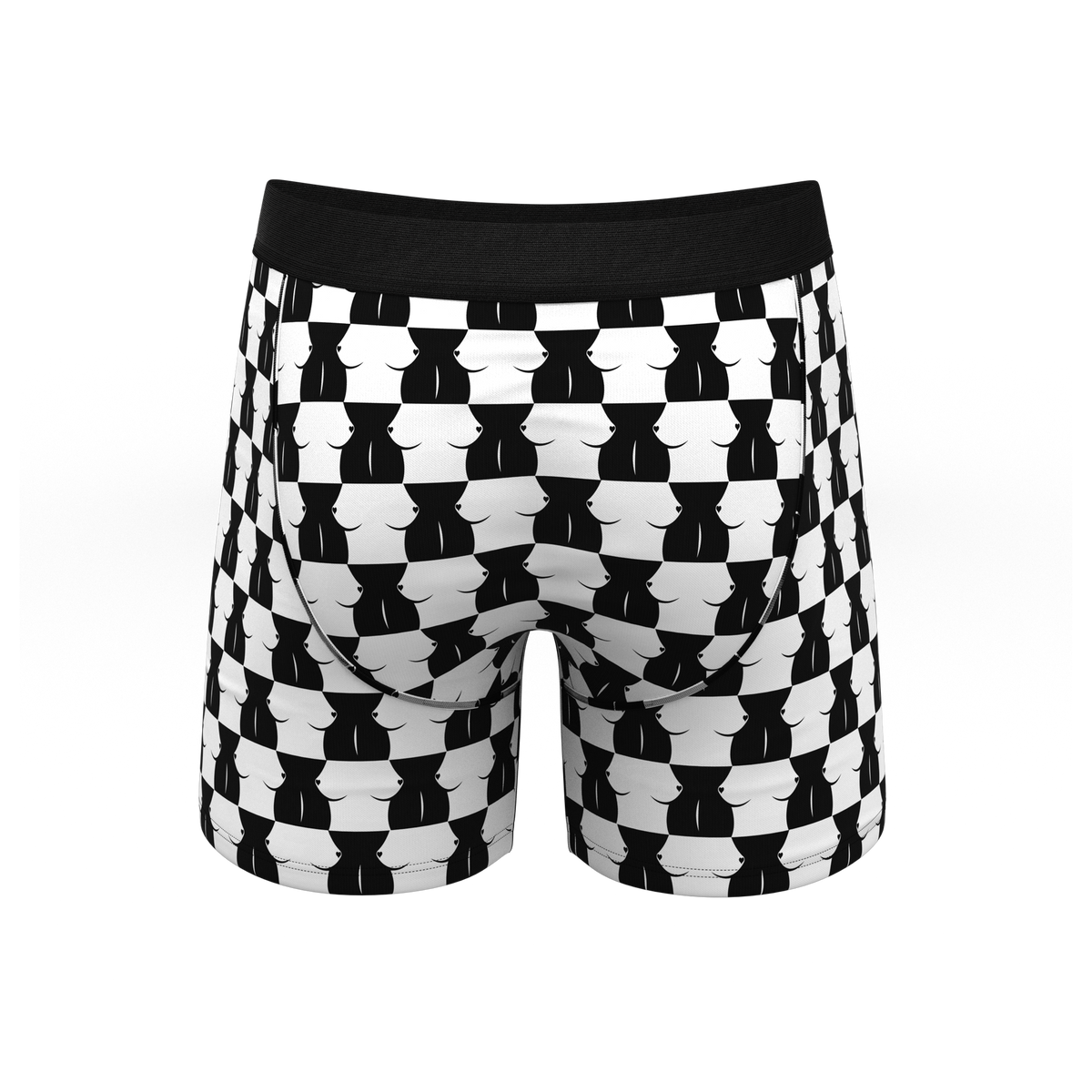 The Chest Mate | Checkered Ball Hammock® Pouch Underwear - Shinesty