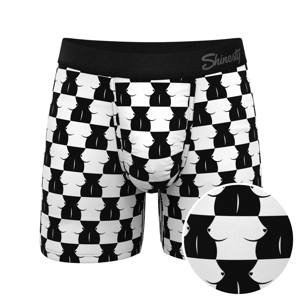 The Chest Mate | Checkered Ball Hammock® Pouch Underwear - Shinesty