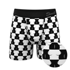 The Chest Mate | Checkered Ball Hammock® Pouch Underwear - Shinesty