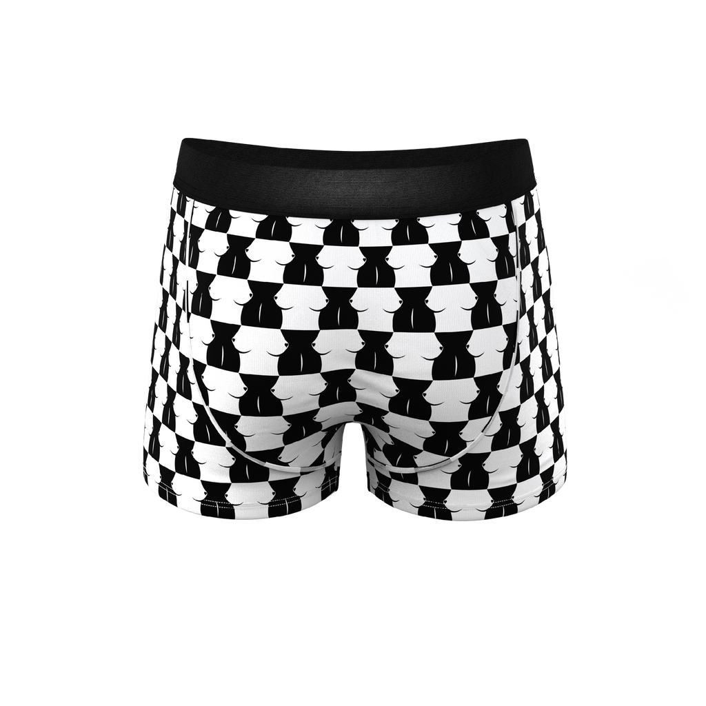 The Chest Mate | Checkered Ball Hammock® Pouch Trunks Underwear - Shinesty