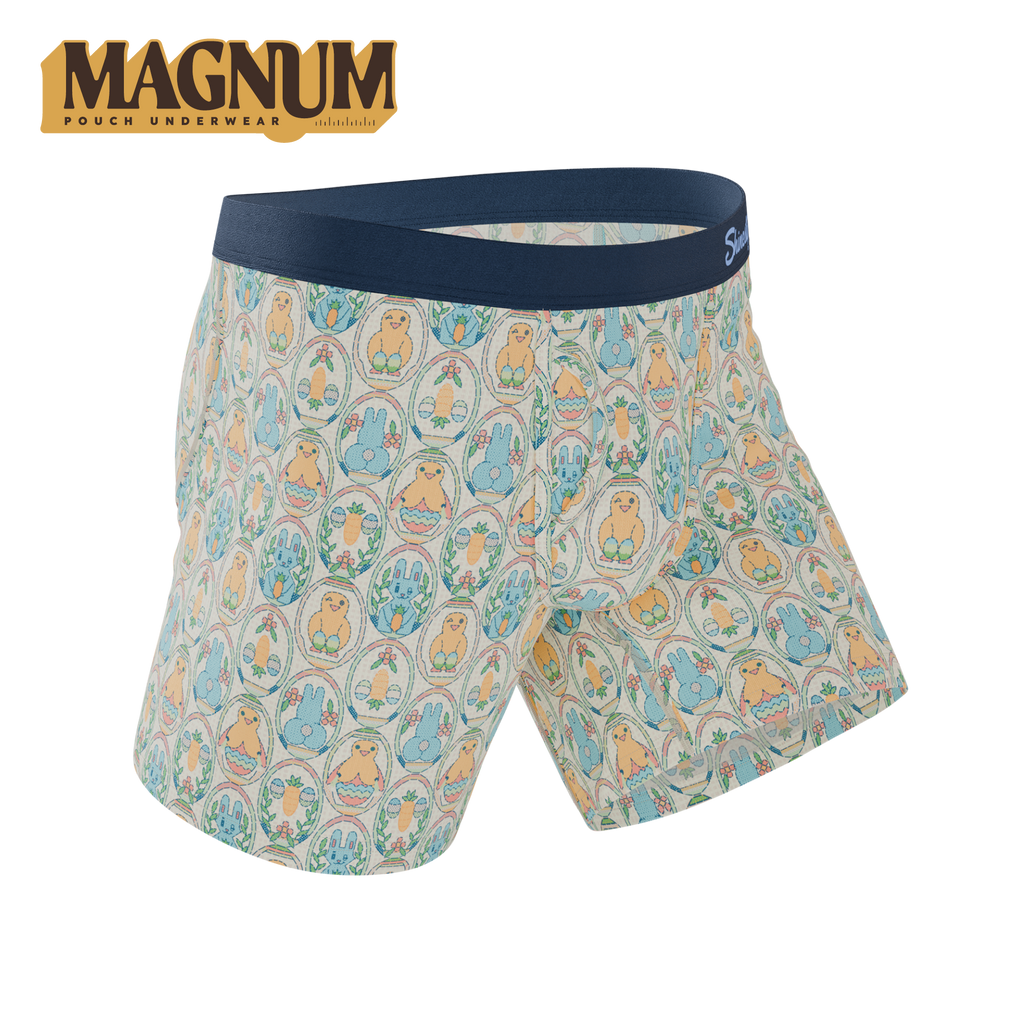 The Chicks Dig It | Pastel Easter Ball Hammock® Magnum Big Pouch Underwear - Shinesty