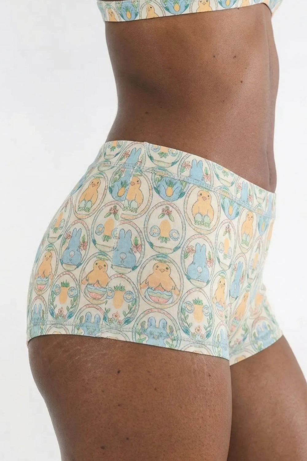 The Chicks Dig It | Pastel Easter Modal Boyshort Underwear - Shinesty