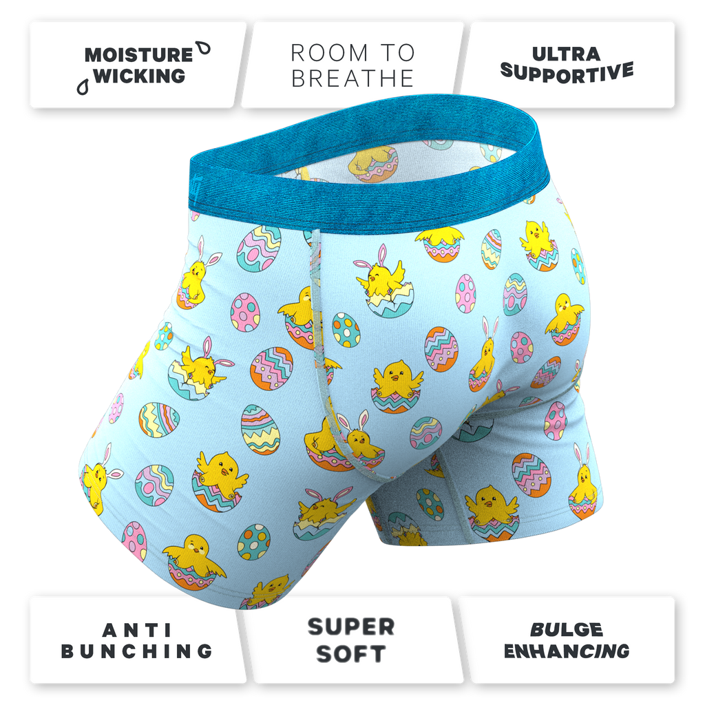 The Chicks Gone Wild | Easter Chicks Ball Hammock® Pouch Underwear With Fly - Shinesty