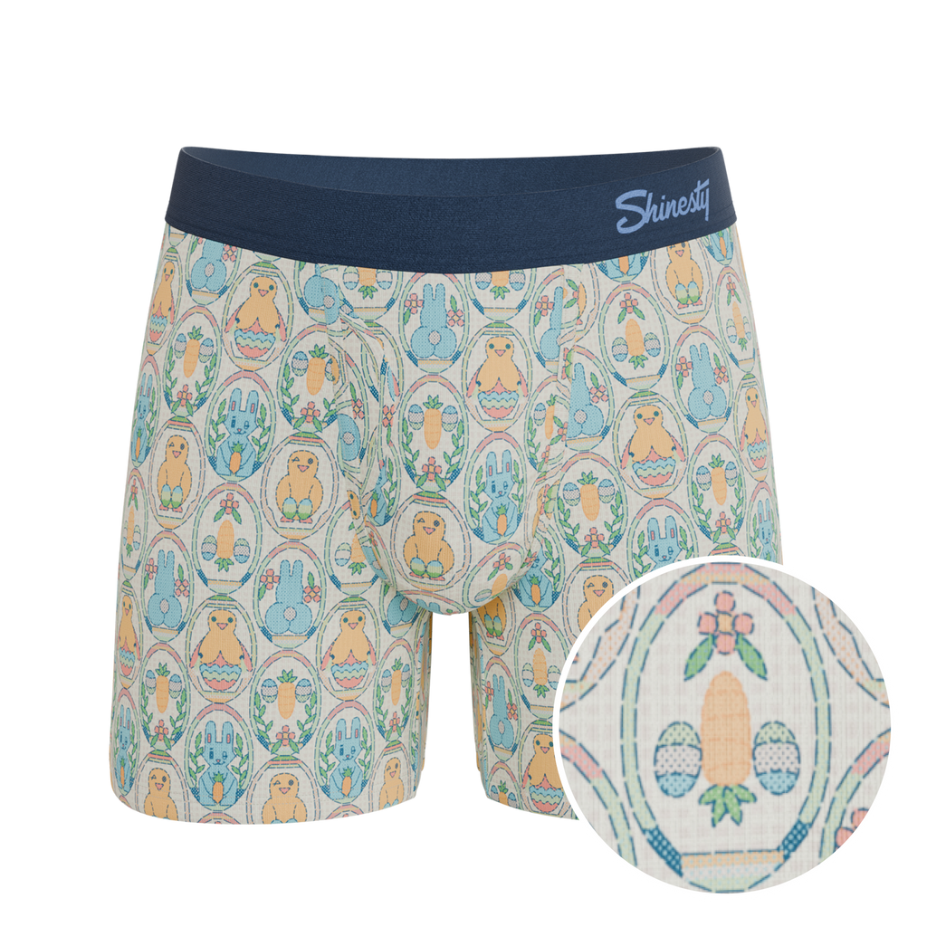 The Chicks Dig It | Pastel Easter Ball Hammock® Pouch Underwear With Fly - Shinesty