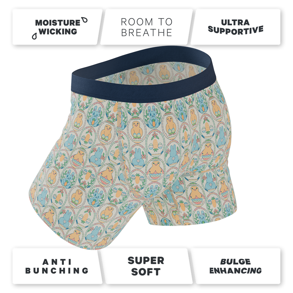 The Chicks Dig It | Pastel Easter Ball Hammock® Pouch Underwear With Fly - Shinesty